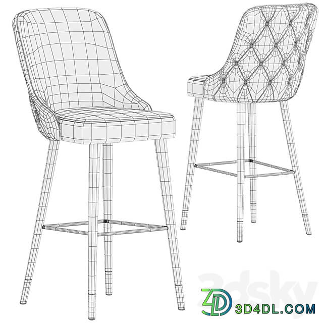 Lucia Bar Stool 3D Models