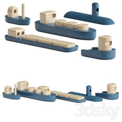 Toys Permafrost Shipping Complete Set 3D Models 