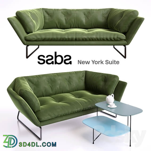 New York Suite by Saba Italia 2 Seater and Haiku