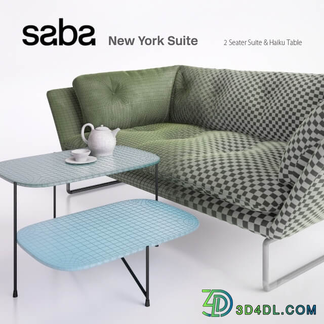 New York Suite by Saba Italia 2 Seater and Haiku