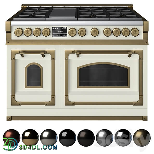 Stove FIORENTINA OGG486FC 3D Models