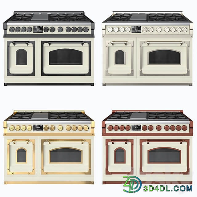 Stove FIORENTINA OGG486FC 3D Models