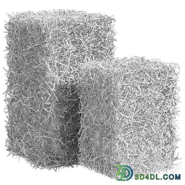 Bales of hay 3D Models