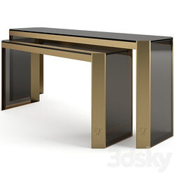 Visionnaire Barret console Sideboard Chest of drawer 3D Models 