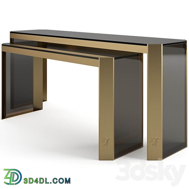 Visionnaire Barret console Sideboard Chest of drawer 3D Models