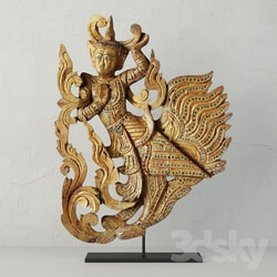 Other decorative objects Burmese Carved Angel Fragment 