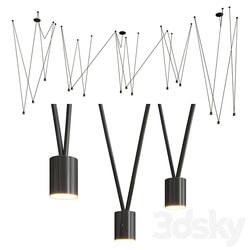 Match Chandelier Pendant light 3D Models 