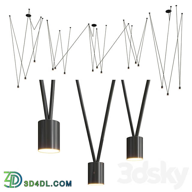 Match Chandelier Pendant light 3D Models