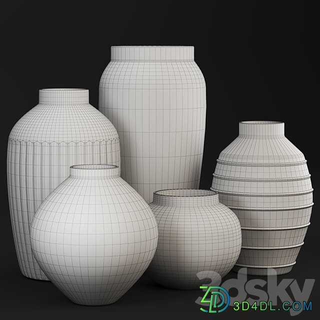 Rustic Concrete 3D Models