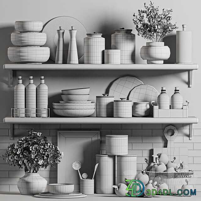 kitchen accessories036 3D Models