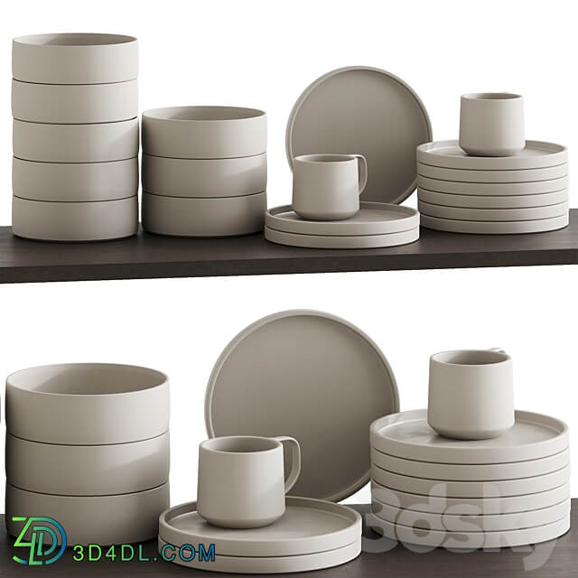 Tableware 03 3D Models