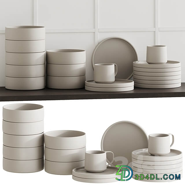 Tableware 03 3D Models