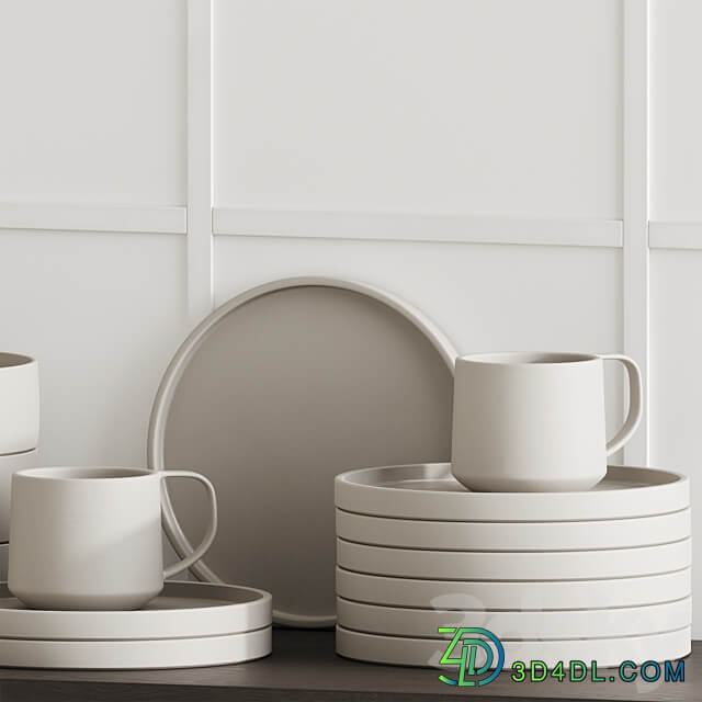 Tableware 03 3D Models