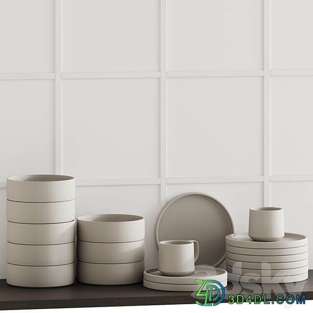 Tableware 03 3D Models