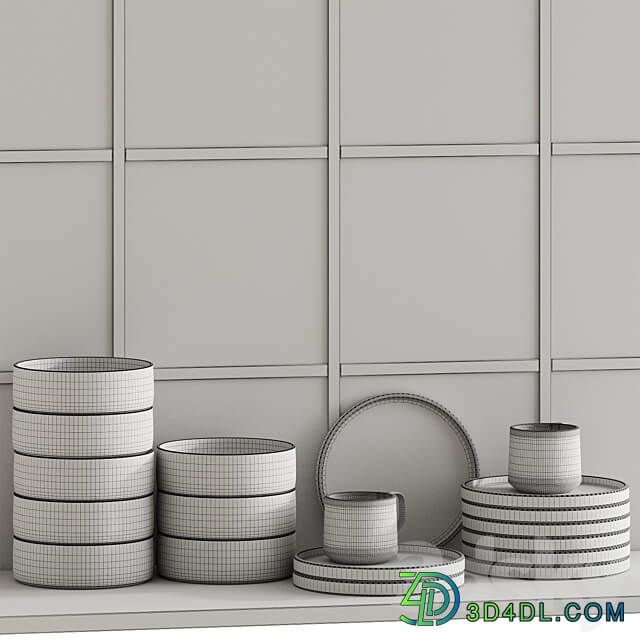 Tableware 03 3D Models