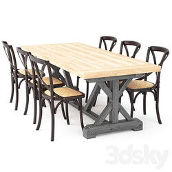 Dining Table 155 Table Chair 3D Models 