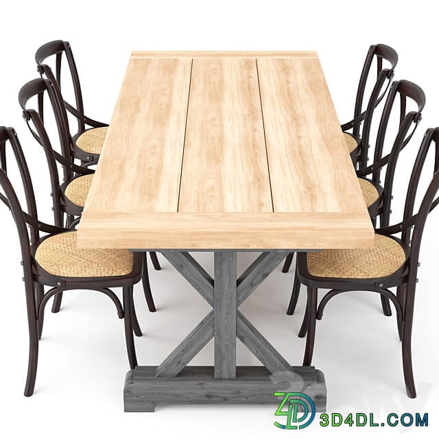 Dining Table 155 Table Chair 3D Models