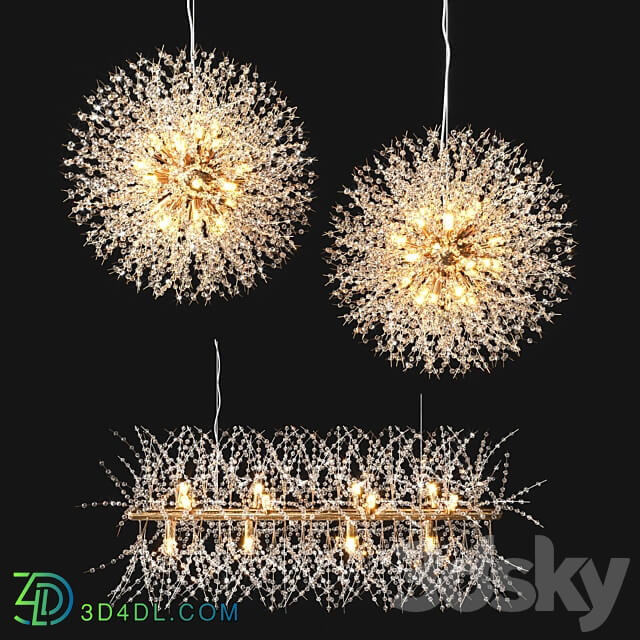 Rosalia Collection Pendant light 3D Models