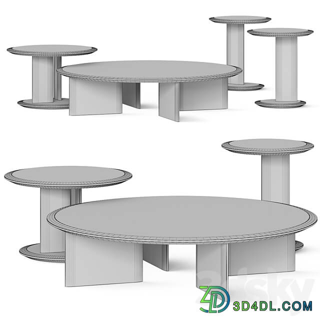 Poliform Mush Coffee Tables 3D Models