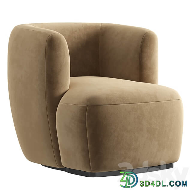 Bouclette nidou armchair 3D Models