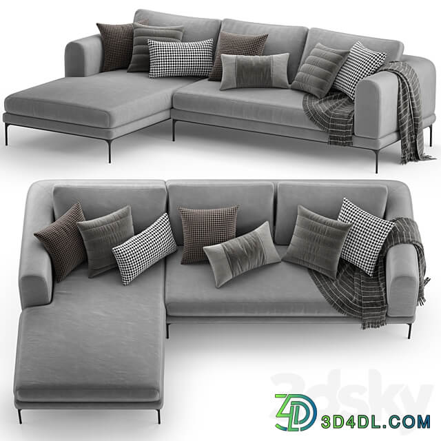 Corner sofa DE.CI FL.OW 3D Models