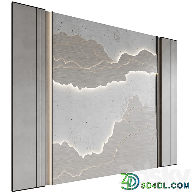 Decorative wall panel 7 3D Models