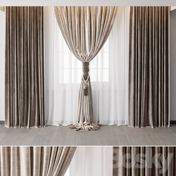 hadi curtain 76 Classic curtains 3D Models 