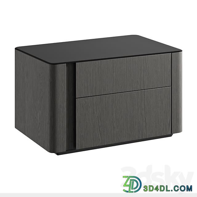 Minotti nightstand LOU Sideboard Chest of drawer 3D Models