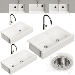 KOHLER Whitehaven sink set with faucet 3D Models 