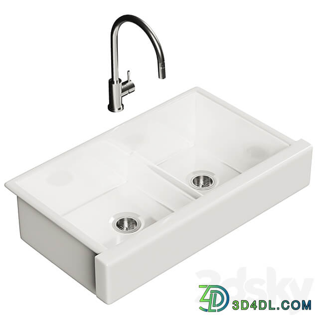 KOHLER Whitehaven sink set with faucet 3D Models