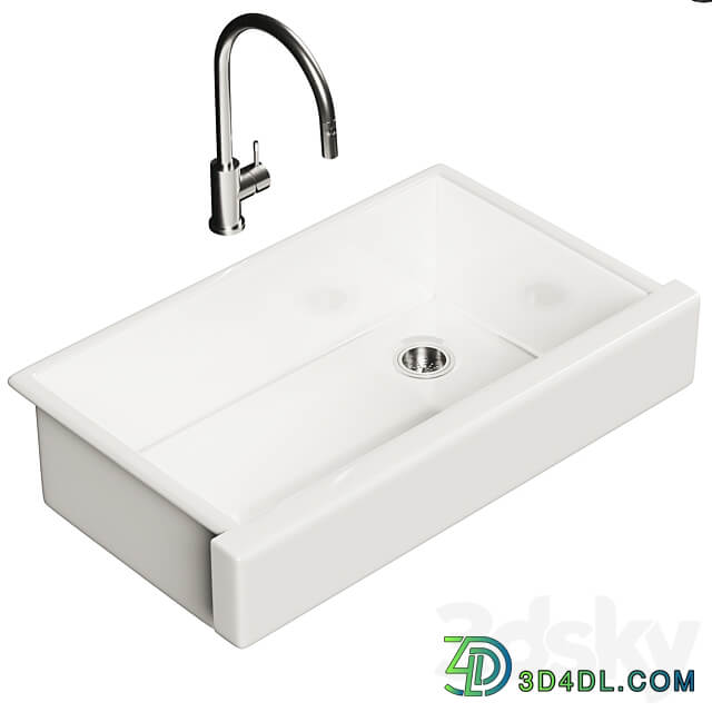 KOHLER Whitehaven sink set with faucet 3D Models