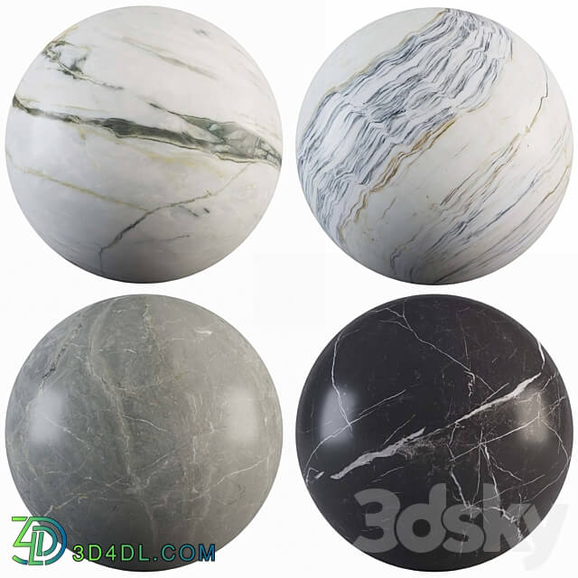 Collection Marble 62 3D Models