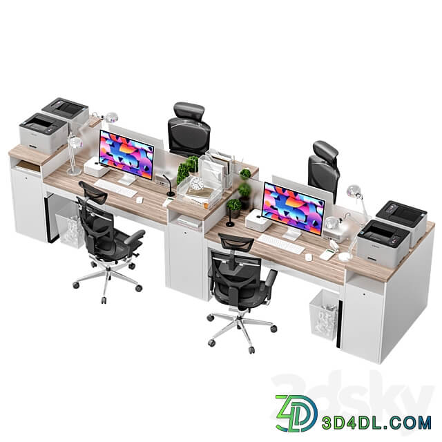 IKEA Office workplace Office workplace 8 3D Models