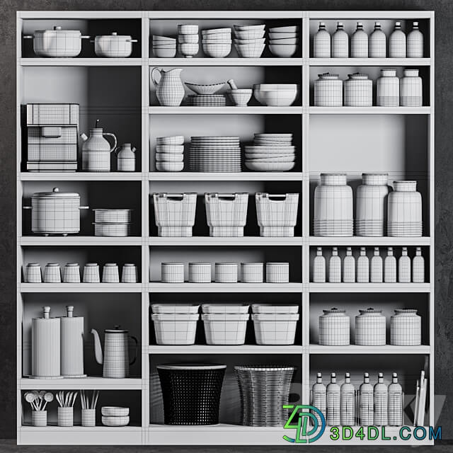 kitchen accessories037 3D Models