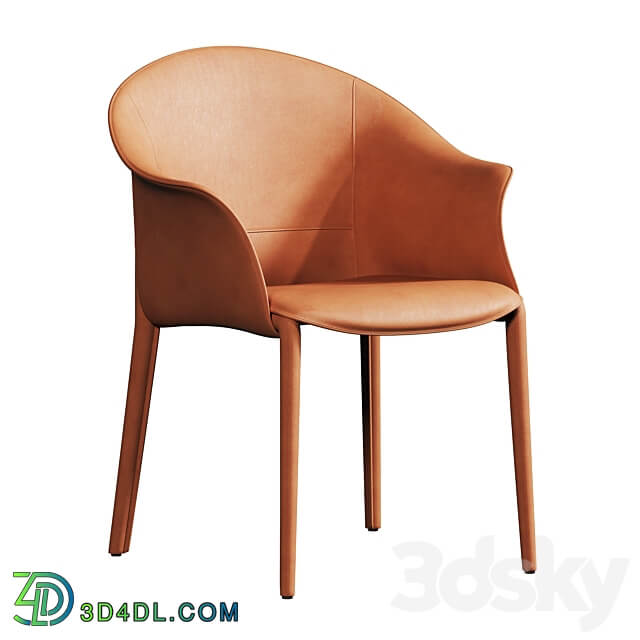 Leisure dining chair 3D Models