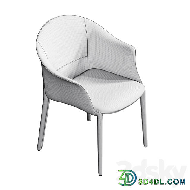 Leisure dining chair 3D Models