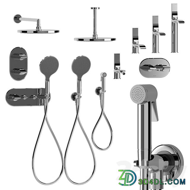 Bossini Apice set 1 Faucet 3D Models