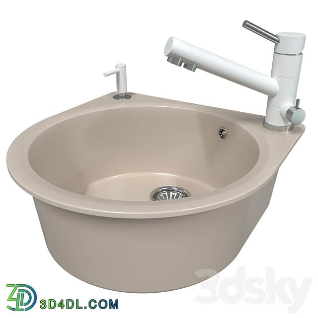 Sink OMOIKIRI AKEGATA 51 SA 3D Models