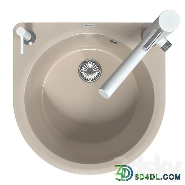 Sink OMOIKIRI AKEGATA 51 SA 3D Models