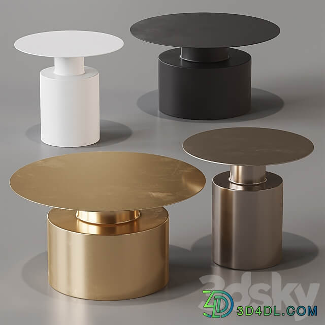 Homary round coffee table 3D Models