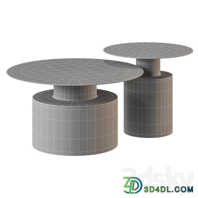 Homary round coffee table 3D Models