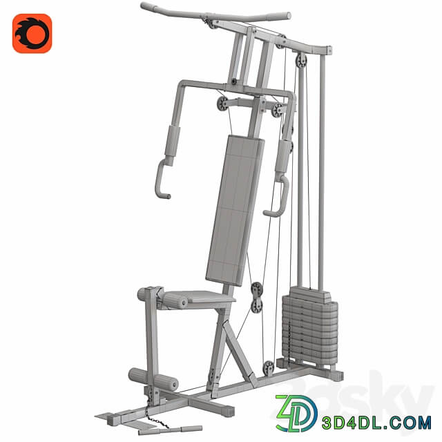 Strength trainer 3D Models