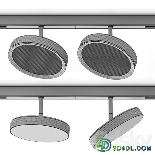 Olev Overfly Track Light System 3D Models