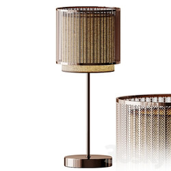 Jada Touch Table Lamp Brass and Rose Gold 3D Models 