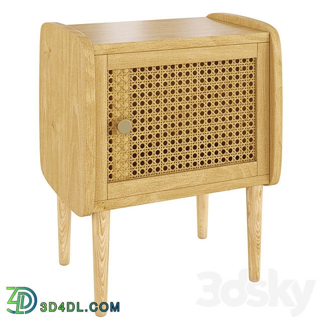 Bedside table Tempa Sideboard Chest of drawer 3D Models