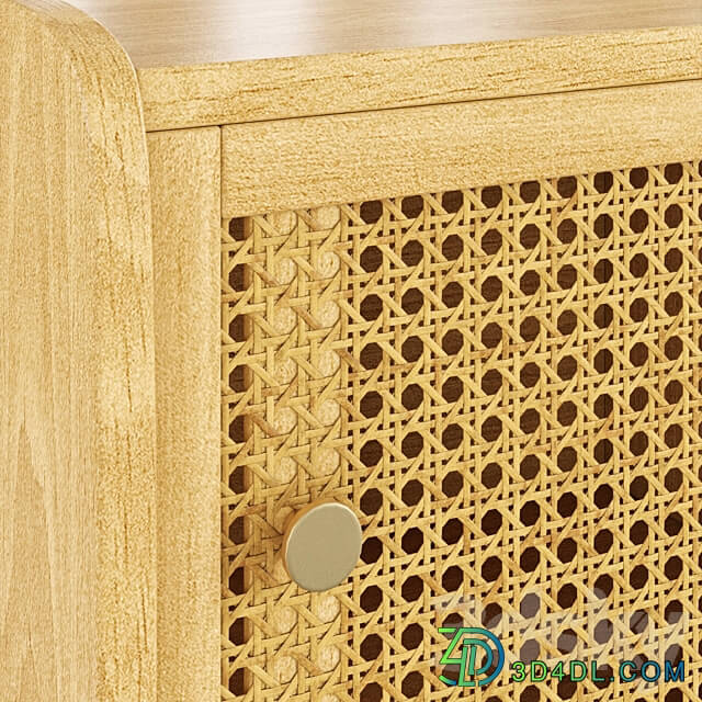 Bedside table Tempa Sideboard Chest of drawer 3D Models