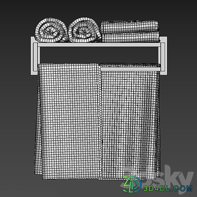 towels 55 3D Models