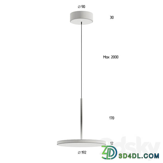 Limb PDNT Centrsvet Pendant light 3D Models