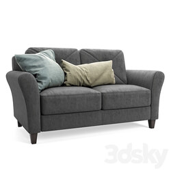 Ibiza 56.3 Flared Arm Loveseat 3D Models 