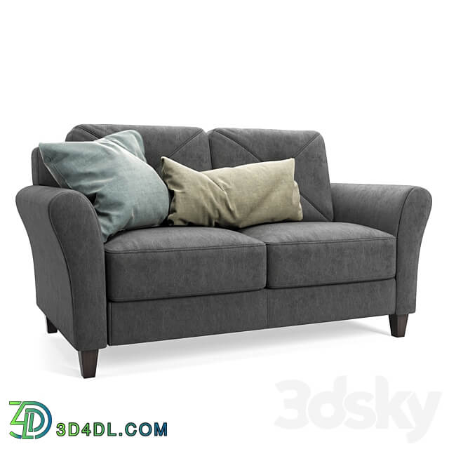 Ibiza 56.3 Flared Arm Loveseat 3D Models